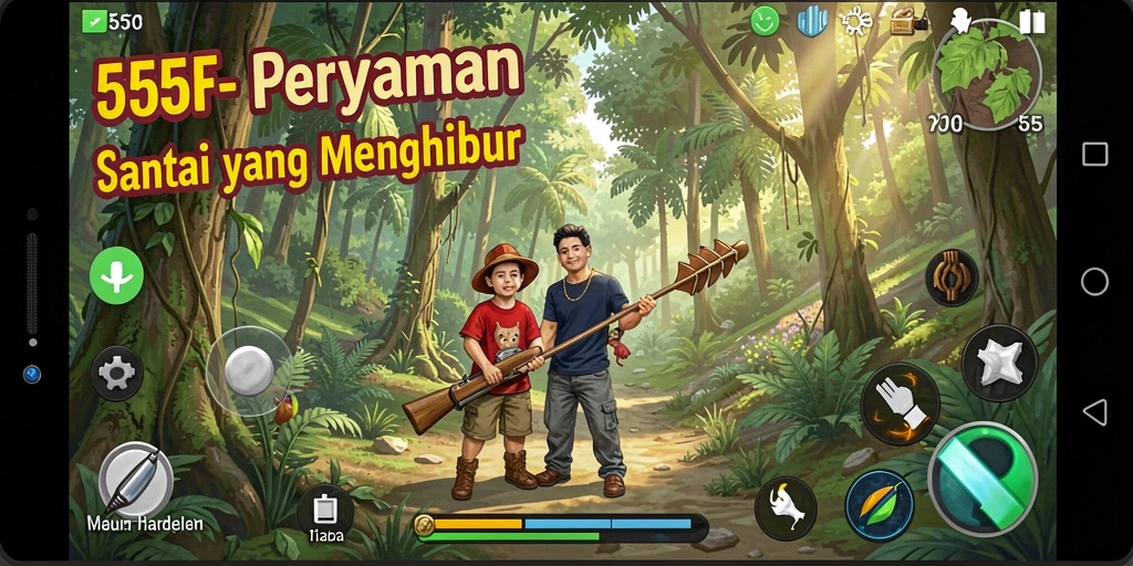 Screenshot gameplay <strong>555F</strong> menunjukkan aksi seru dan grafis menawan.