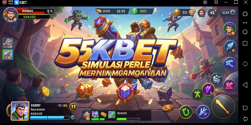 Screenshot 55KBET menampilkan gameplay Simulation yang menarik.