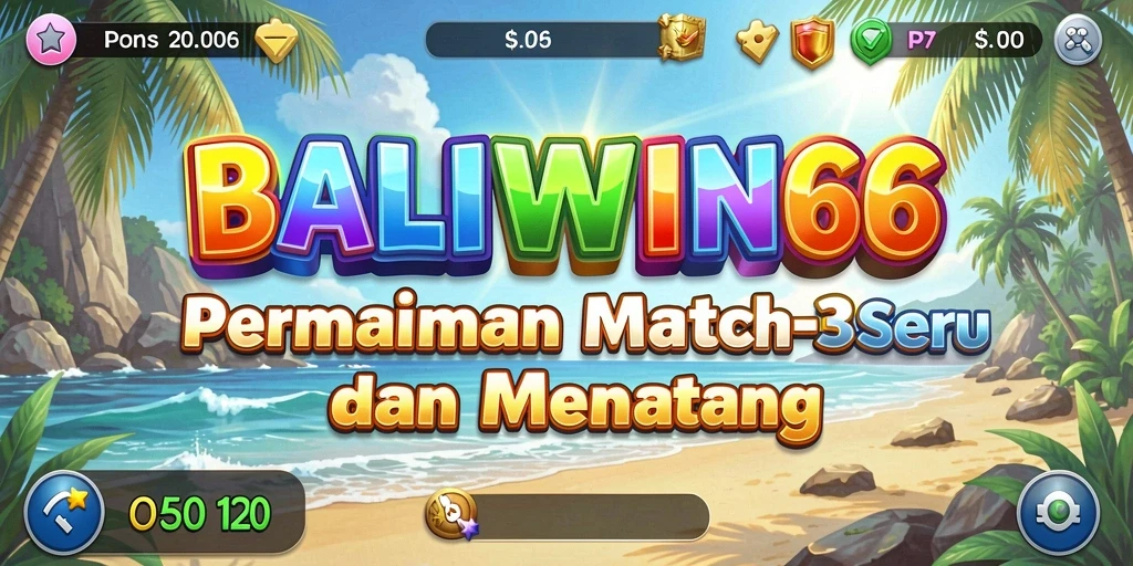 Tampilan gameplay BALIWIN66 yang menarik dan penuh warna.