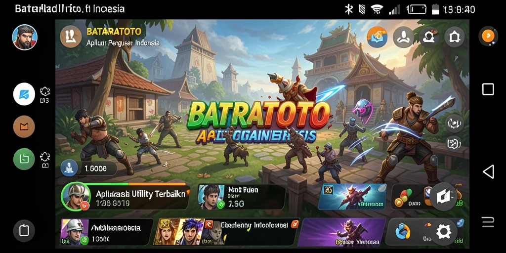 Tampilan antarmuka BATARATOTO yang sederhana dan intuitif.