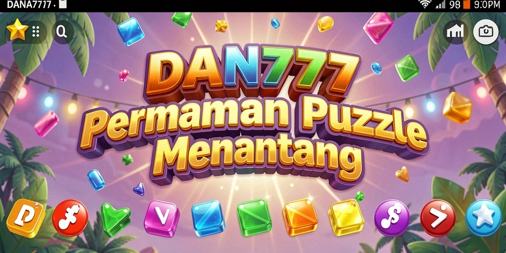 Tampilan gameplay menantang dari game Puzzle DAN777.