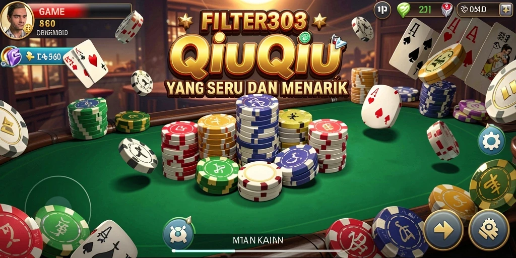 Tampilan gameplay seru dan kompetitif FILTER303 di layar.