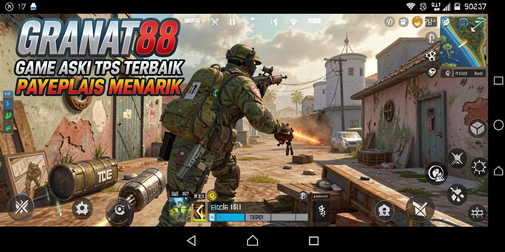 Screenshot gameplay <strong>GRANAT88</strong> yang menampilkan pertempuran seru dan strategis.