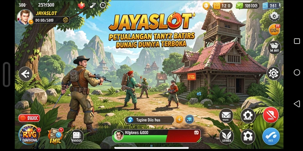 Tampilan gameplay menakjubkan dalam JAYASLOT, dunia terbuka penuh petualangan.
