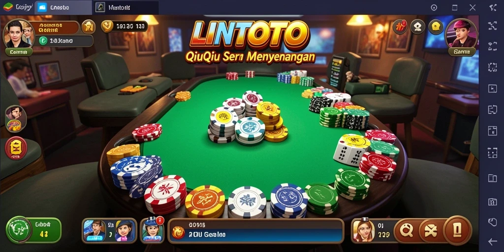 Gameplay seru QiuQiu di LINITOTO yang menarik.
