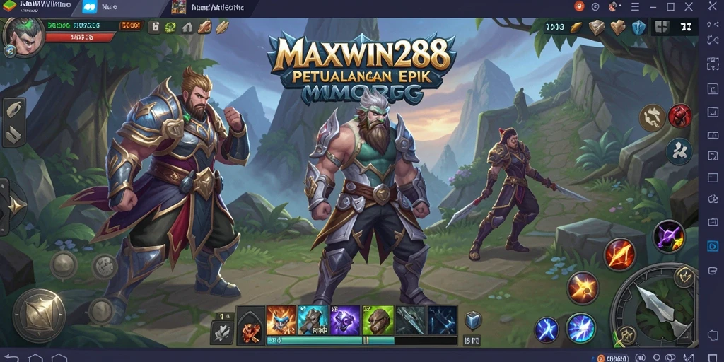 Menampilkan gameplay epik dari MAXWIN288 dalam dunia MMORPG yang menarik.