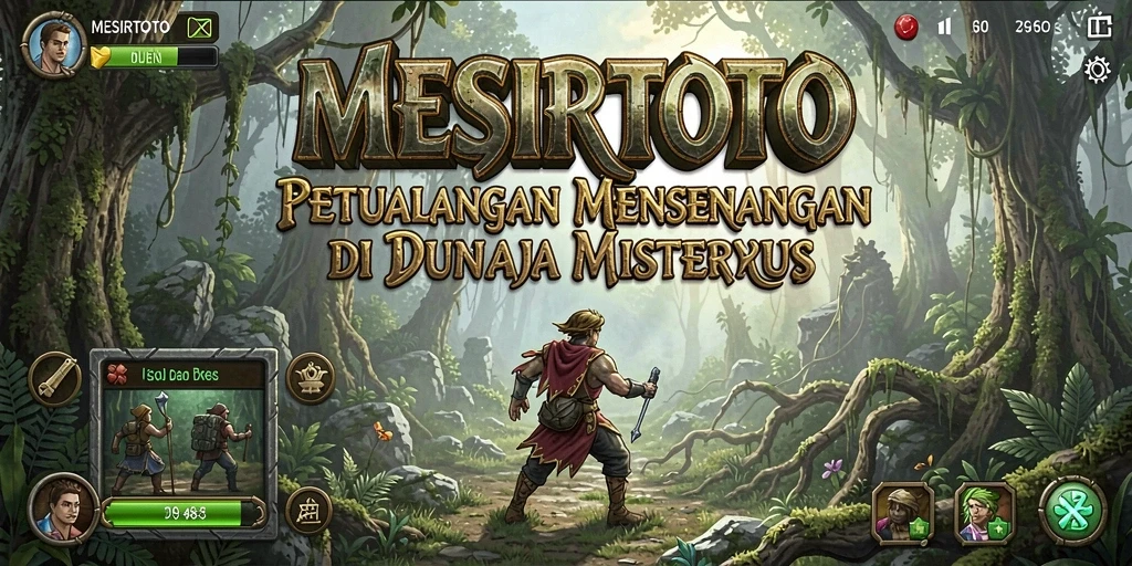 Gameplay seru di dunia petualangan MESIRTOTO.