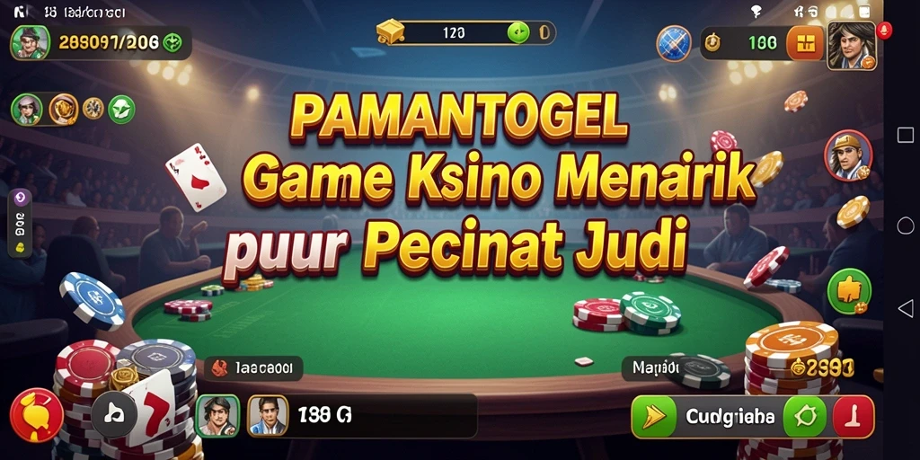 Screenshot utama PAMANTOGEL yang menunjukkan keseruan permainan Kasino.