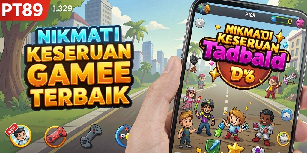 Tampilan menarik dari gameplay PT89 dengan berbagai bisnis yang dikelola.