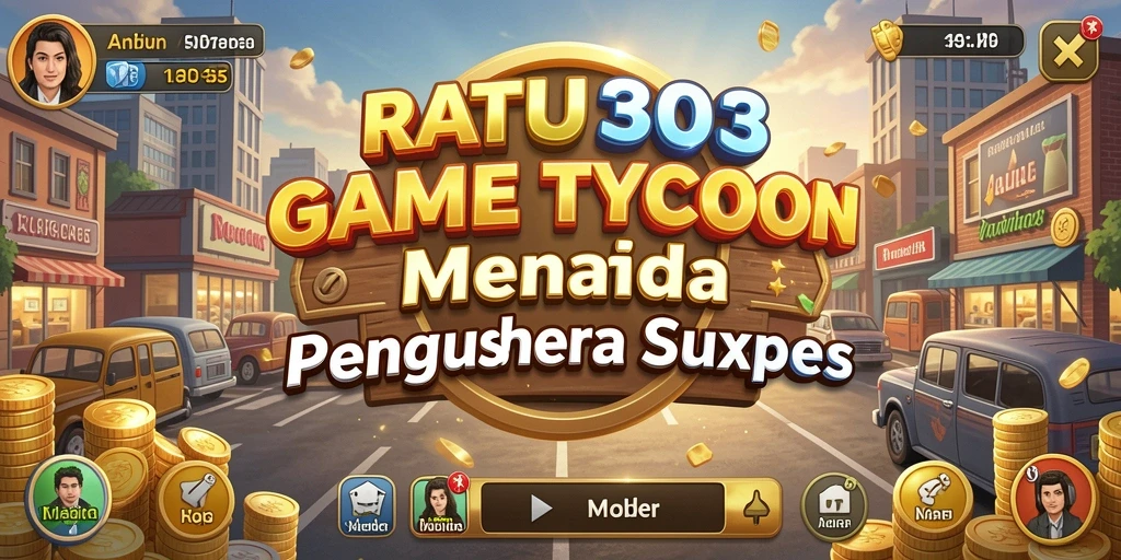 Tampilan gameplay menarik dari RATU303 yang menunjukkan pengelolaan bisnis.