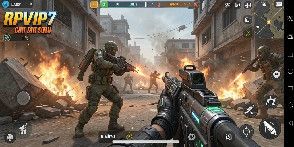 Tampilan menarik dari gameplay RPVIP7 yang mendebarkan.