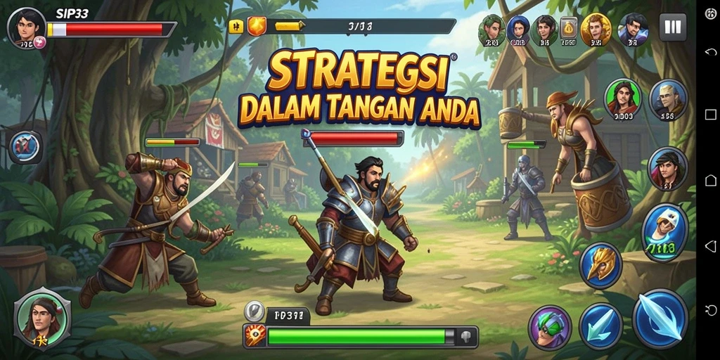 Tampilan menarik dari gameplay SIP33 yang memikat.