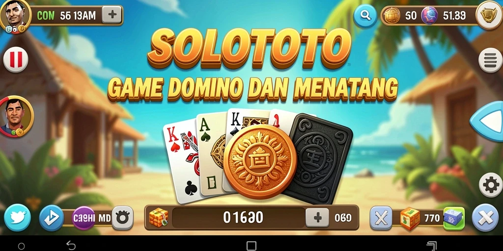 Gameplay seru dari SOLOTOTO yang memikat para pemain Domino.