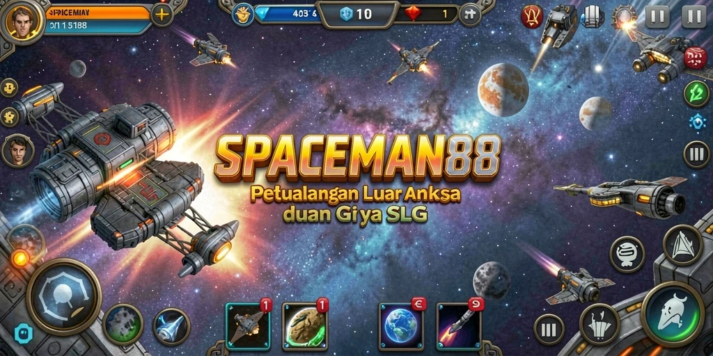 Gameplay menarik SPACEMAN88 menampilkan strategi luar angkasa yang mendebarkan.