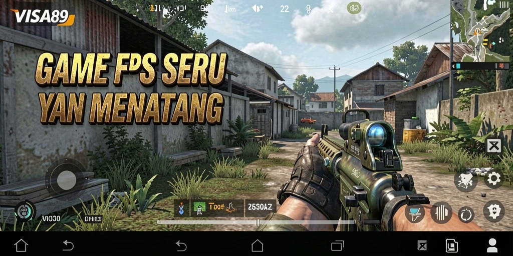Tampilan gameplay seru di <strong>VISA89</strong> dengan aksi tembak-menembak yang intens.
