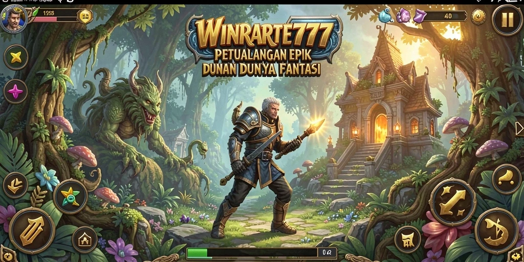 Gameplay menakjubkan dari WINRATE777 yang penuh aksi RPG.